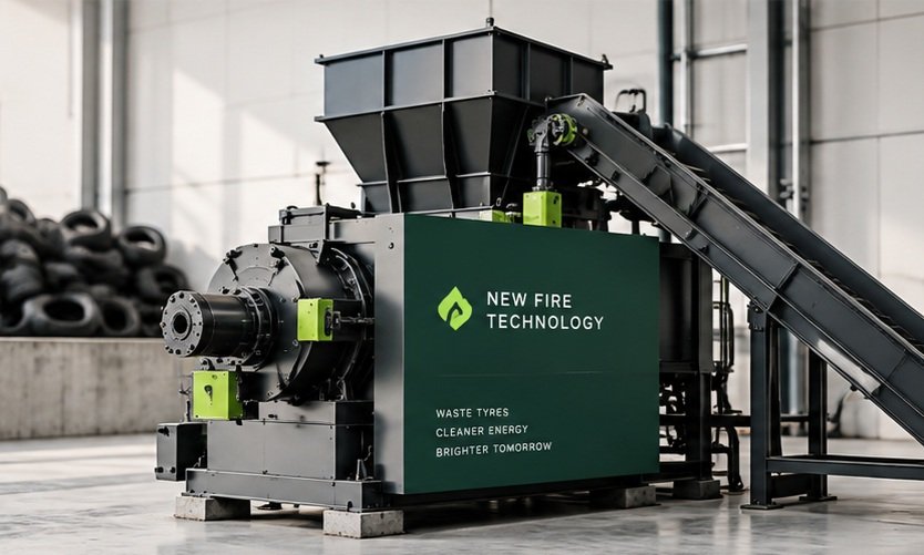 New Fire Technology ipari brikettáló berendezés
